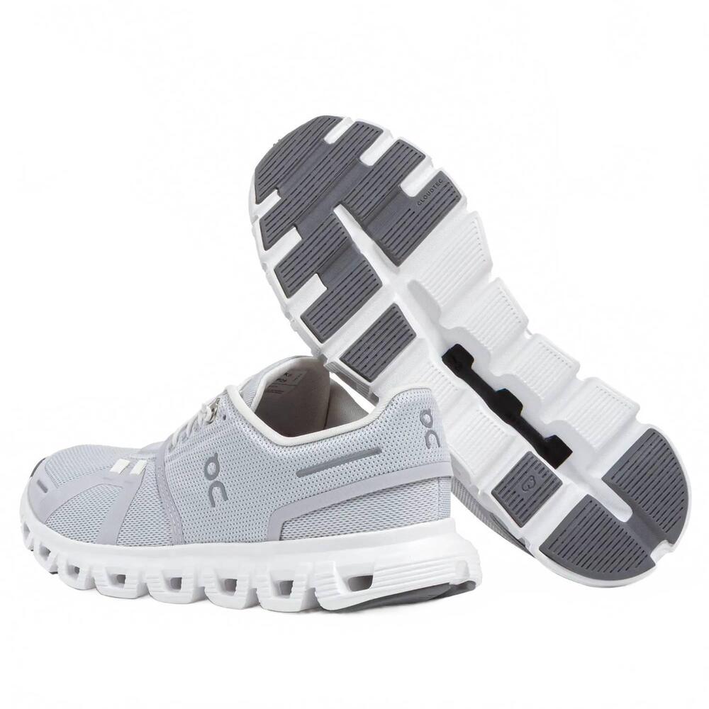NEW ON women's cloud 6 shoes in glacier | white - Picture 2 of 3